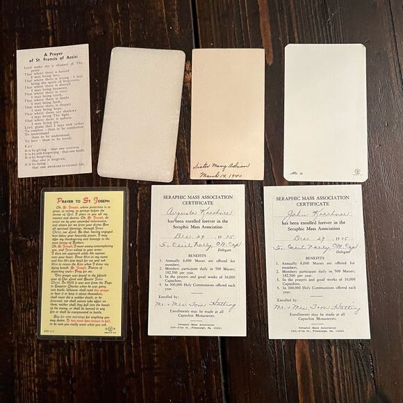 Vintage Religious Cards (Set of 7) - Picture 4 of 4